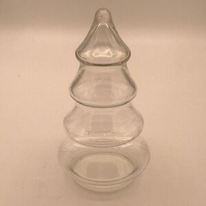 VTG Libbey Glass Apothecary Tree Jar w/‎ Plastic Lid on Bottom